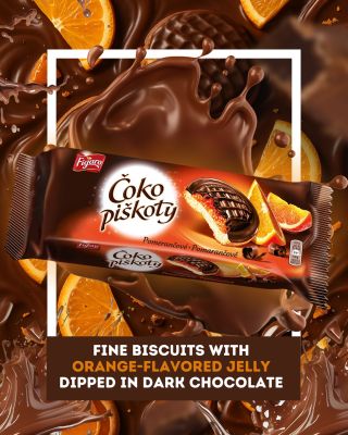 Indulge in the perfect harmony of soft sponge, zesty orange-flavored jelly, and rich dark chocolate, that’s the magic of...