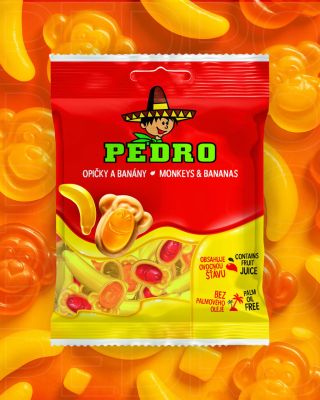 PEDRO Monkeys & Bananas 🍌🐵 The playful gummy mix that combines fun shapes with irresistible fruity flavor! Made with real...
