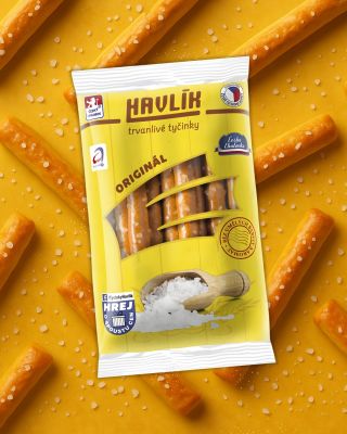 Crunch. Simplicity. Czech tradition 🧀🧂 Havlík Salted Cheese Sticks, baked to golden perfection, sprinkled with coarse...