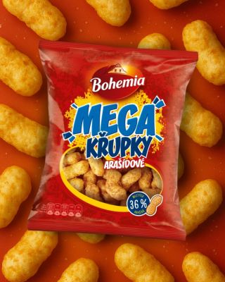 Big crunch. Big flavour. Big classic. 🥜🔥 Bohemia Mega Peanut Puffs deliver that iconic Czech peanut taste in an...