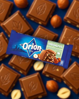 When chocolate meets hazelnuts, classics are made 🍫 Orion Oříšková offers milk chocolate packed with crunchy hazelnuts -...