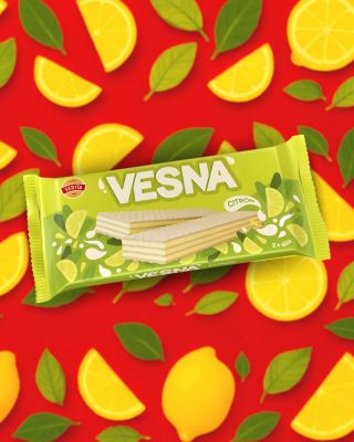Fresh, creamy, and perfectly citrusy 🍋✨ Sedita Vesna Lemon Wafers combine light, crispy layers with a smooth milk filling...
